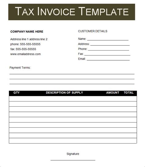 Invoice Template 36 Free Word Excel Pdf Documents Download Free