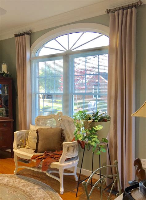 Palladian Arch Window Treatments Curtains For Arched Windows Arched