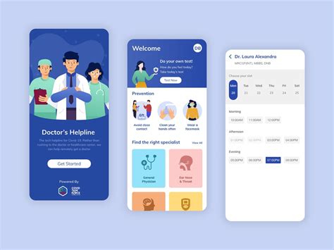 Appointment Booking Health App App Design Health Screening