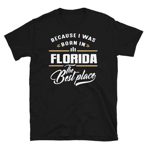 Florida T Shirt Florida State Shirt Usa Florida Tee Etsy