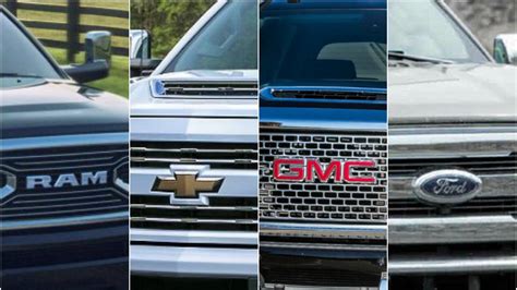 Chevrolet Ford Gmc Y Ram Marcan El Tope De Gama En El Mercado De Pick