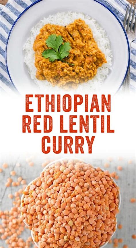 Ethiopian Lentils Mesir Wat Recipe Red Lentil Recipes Lentil