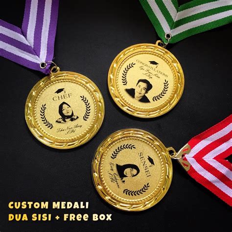 Jual Termurah Custom Medali Bolak Balik Medali Wisuda Medali
