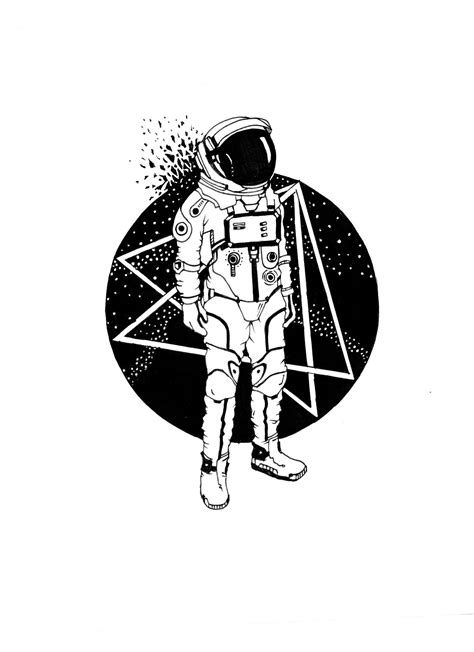 Astro Th22 Astronaut Art Space Art Space Tattoo