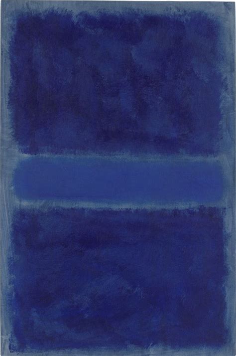 Deep Blue Painting By Mark Rothko Mark Rothko En 2019