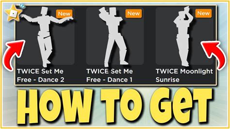 How To Get New Twice Emotes In Roblox Youtube