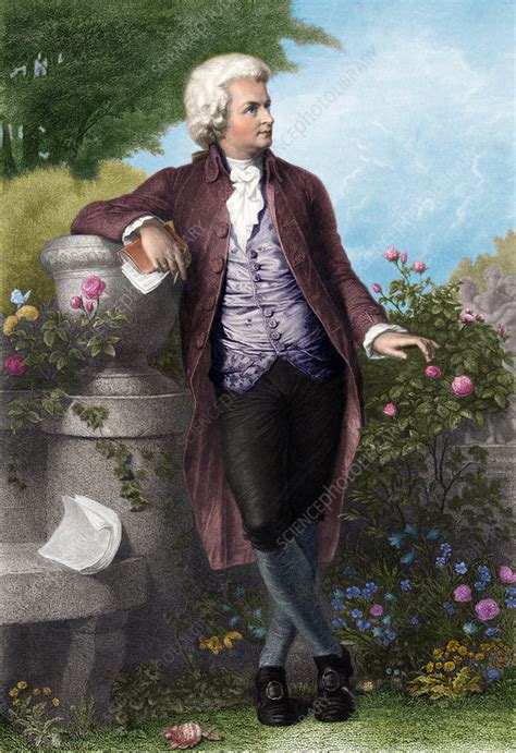 Wolfgang Amadeus Mozart Austrian Composer Stock Image C0445771