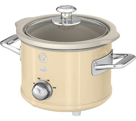 Buy Swan Retro Sf17011 Slow Cooker Cream Free Delivery Currys
