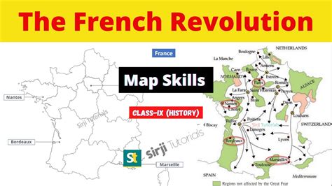 Map Skills The French Revolution Class 9 History Cbseup Board Exams