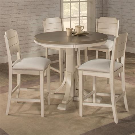 Hillsdale Clarion 4542CTB5S2 5 Piece Counter Height Dining Set With