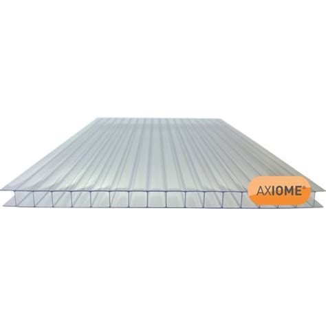 Axiome 10mm Clear Twinwall Polycarbonate Roof Sheet