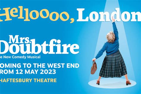 3 Or 4 London Stay With Mrs Doubtfire Theatre Ticket Wowcher