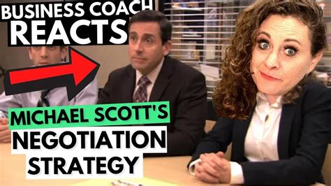 Business Coach Reacts To The Michael Scott Method Of Negotiation YouTube