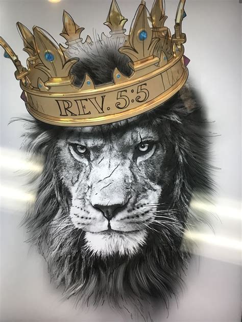 Yeshua Is The Lion Of The Tribe Judah Desenho De Tatuagem De Leão