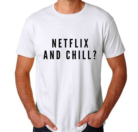 Netflix And Chill Trendy T Shirt 8 Colors Funny Humor