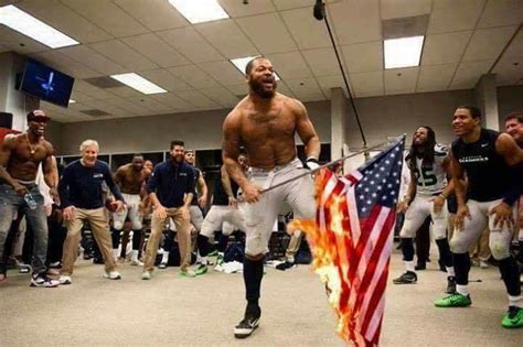Fact Check Did An Nfl Player Burn An American Flag In A Locker Room