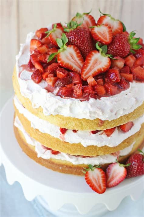 The Best Strawberry Shortcake Cake Glorious Treats