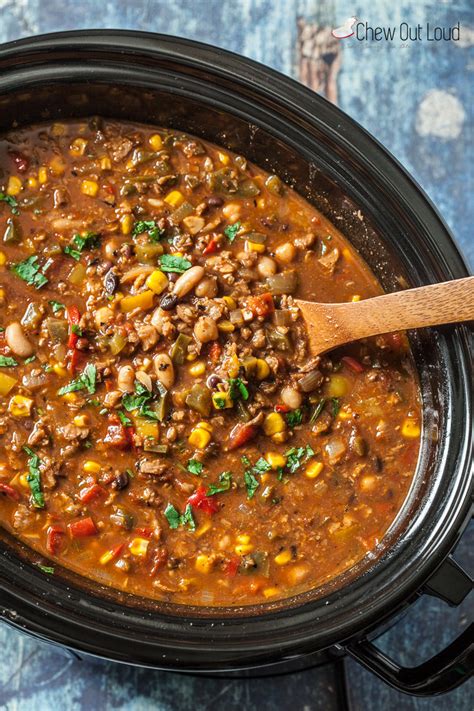 The Best Vegetarian Chili Slow Cooker Or Stovetop Chew Out Loud