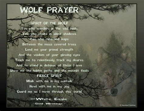 Wolf Prayer Native Inspiration Pinterest