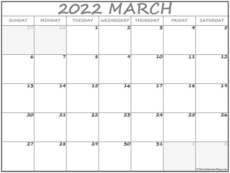 March 2022 Calendar Free Printable Calendar Templates Cute March 2022