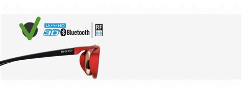 2x Hi Shock Rf Pro Scarlet Heaven Aktive 3d Brille Für Epson Jvc And Sony Rf 3d Projektor