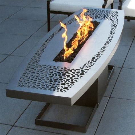 Propane Fire Pit Modern And Attractive Element Of The