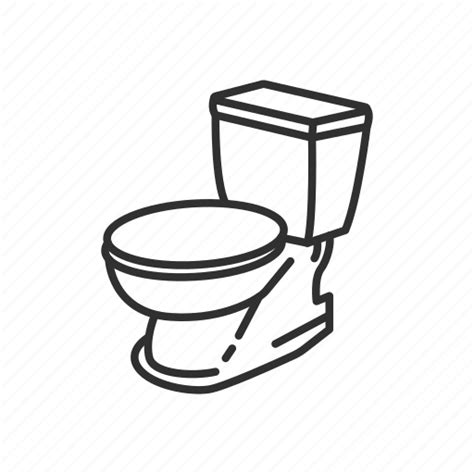 Bathroom Bowl Cr Restroom Toilet Toilet Bowl Icon