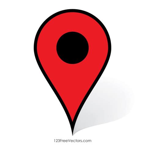 Simply open the google maps app and navigate to the. Google Maps Pin Icon | 123Freevectors
