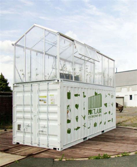 Outbuilding Of The Week Shipping Container Greenhouse Gardenista