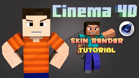 Cinema 4d Minecraft Skin Render Tutorial Youtube