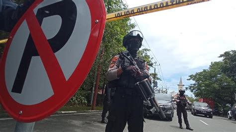 Bom Bunuh Diri Makassar Saksi Lihat Motor Meledak Depan Gereja Katedral