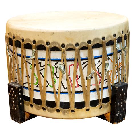 Pueblo Native American Drum At 1stdibs