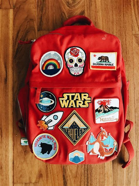 No Sew Backpack Patches Hither And Thither Backpack Patches Backpack