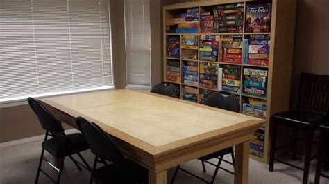 Built My First Gaming Table Out Of Hemlock Wood Boardgamegeek