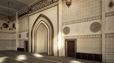 El Zaidan Mosque Interior Design Behance