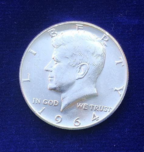 1964 Silver Kennedy Proof Like Gem 💎 Plus Half Dollar Coin For Sale
