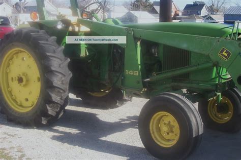 John Deere 4020 Gas Tractor With 148 Loader 1972