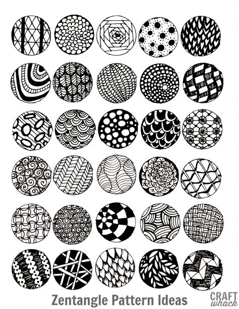 Zentangle Pattern Ideas For Beginners Plus Inspiration For Taking