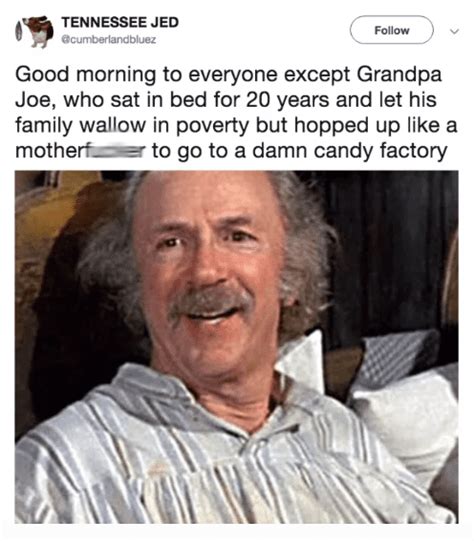 people hate grandpa joe from willy wonka so much they ve created facebook groups and reddit