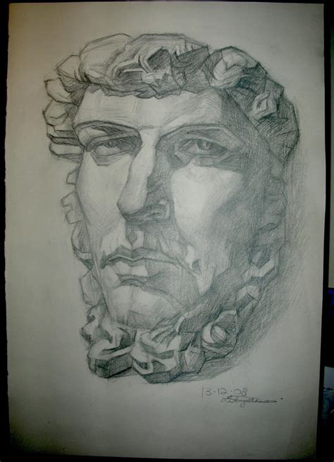 Pencil Sketch Of Man By Lilyannchen2 On Deviantart
