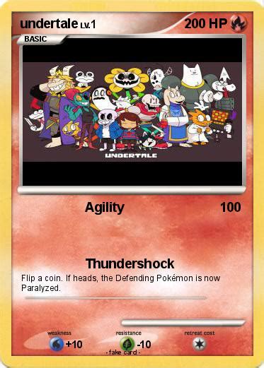 Pokétale is a world where all the monsters are pokémon. Pokémon undertale 49 49 - Agility - My Pokemon Card