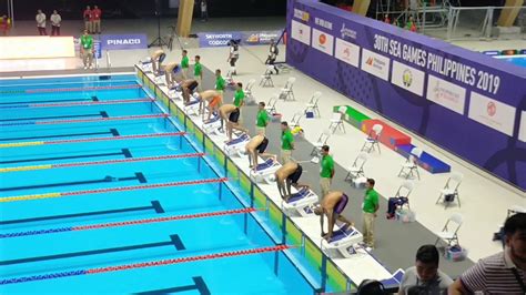 Finals Mens 400m Freestyle 30th Sea Games 2019 Youtube