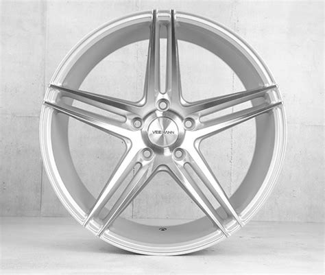 New 19 Veemann V Fs2 5 Twin Spoke Concave Alloys In Silver With