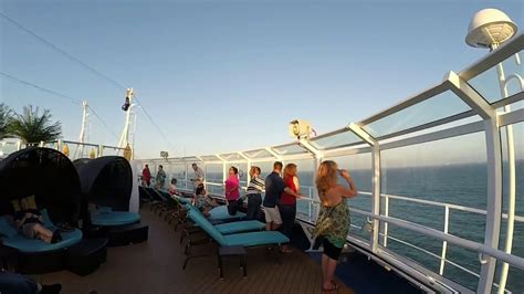 We were impressed from the start. Carnival Vista, Serenity Deck - YouTube