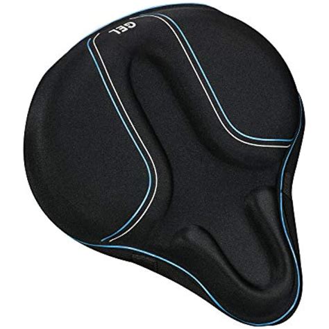 Exercise Bike Soft Seat Gel Cushion Cover Bicycle Large Wide Comfort Saddle Pad Sporting Goods