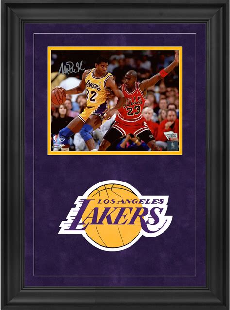 Please note that you can change the channels yourself. Magic Johnson LA Lakers Dlx Frmd Signed 8" x 10" vs ...