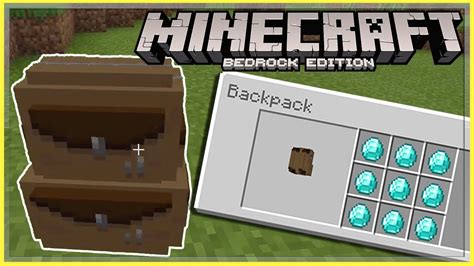 Latest most popular (week) most popular (month) most popular (all time). This Minecraft Bedrock Addon Adds a Backpack! - YouTube