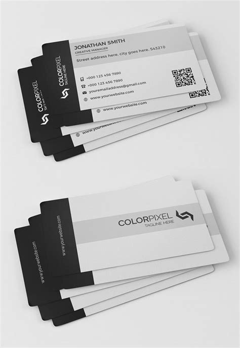 Free Business Card Templates Freebies Graphic Design Junction