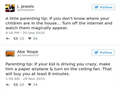 The 20 Funniest Parenting Tip Tweets Ever Gallery