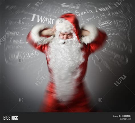 Frustrated Santa Claus Image And Photo Free Trial Bigstock